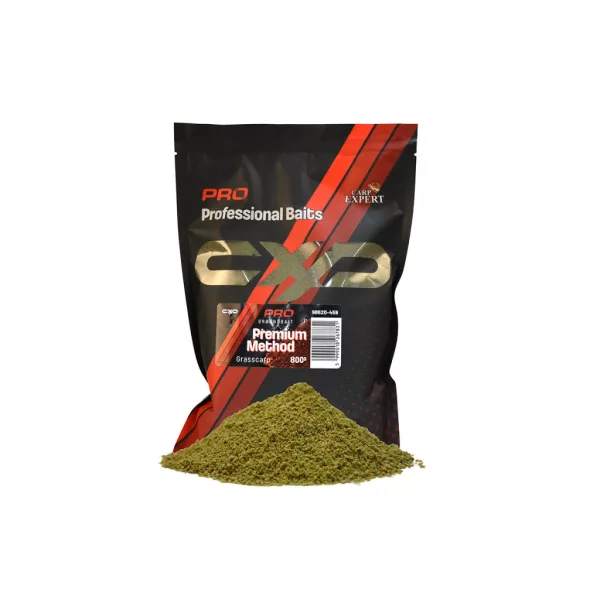 Carp Expert Pro Grundfutter Premium Method Graskarpfen Futter 800gr