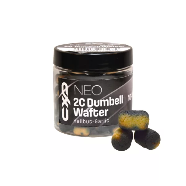 Carp Expert Neo 2C Dumbell 10x14mm Heilbutt-Knoblauch Wafter 50gr