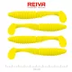 Reiva Zander Power Shad 10cm 7,05gr 4 Stk./Pack (Zitronengelb) Gummiköder