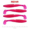 Reiva Zander Power Shad 10cm 7,05gr 4 Stk./Pack (Pink Glitzer) Gummiköder