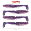 Reiva Zander Power Shad Purple Pearl 10cm Kunststoffköder 4Stk