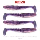 Reiva Zander Power Shad Purple Pearl 10cm Kunststoffköder 4Stk