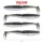 Reiva Zander Power Shad Magic Fish 10cm Kunststoffköder 4Stk