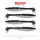 Reiva Zander Power Shad 10cm 7,05gr 4 Stk./Pack (Schwarz Silber) Gummiköder