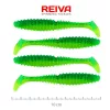 Reiva Zander Power Shad 10cm 7,05gr 4 Stk./Pack (Grün Glitzer) Gummiköder
