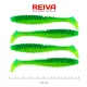 Reiva Zander Power Shad 10cm 7,05gr 4 Stk./Pack (Grün Glitzer) Gummiköder