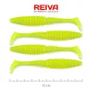 Reiva Zander Power Shad 10cm 7,05gr 4 Stk./Pack (Fluo Grün) Gummiköder