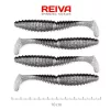 Reiva Zander Power Shad 10cm 7,05gr 4 Stk./Pack (Silber Glitzer) Gummiköder