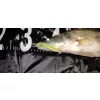 Reiva Zander Power Shad 10cm 7,05gr 4 Stk./Pack (Grün-Orange Glitzer) Gummiköder
