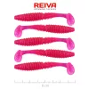 Reiva Zander Power Shad 8cm 3,18gr 5 Stk/Pck (Pink Glitzer) Plastikköder