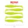 Reiva Zander Power Shad 8cm 3,18gr 5 Stk/Pck (Fluo Grün) Plastikköder