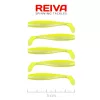 Reiva Flat Minnow Shad Flash Lemonade 5cm 1,3gr Kunststoffköder 5 Stk.
