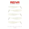 Reiva Flat Minnow Shad Pearl White 5cm 1,3gr Kunststoffköder 5 Stk.