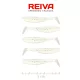 Reiva Flat Minnow Shad Pearl White 5cm 1,3gr Kunststoffköder 5 Stk.