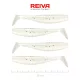 Reiva Flat Minnow Shad 10cm Pearl Dot Plastik-Köder 4 Stk.