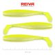 Reiva Flat Minnow shad 12,5cm 3 Stück/Packung (Gelb-Silber) Plastikköder