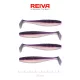 Reiva Flat Minnow Shad 7,5cm Purple Pearl Plastik-Köder 4 Stk.