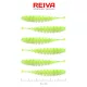 Reiva Tiny Worm Flash Chartreuse 6cm Kunststoffköder 6 Stk.
