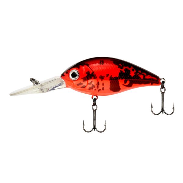 Reiva Deep Crank Rot Schwarz 6,5cm 15,5gr Wobbler
