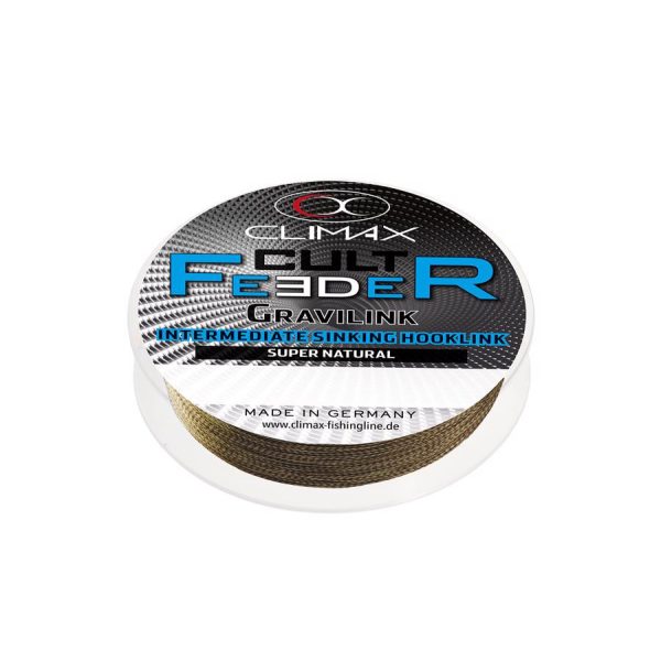 Climax Cult Feeder Braid Gravilink 10m 0,19mm Camou Brown Geflochtene Vorfachschnur