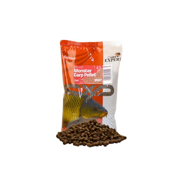 Carp Expert Smart Monster Karpfenpellet Leber 4,5mm Futterpellet 800gr