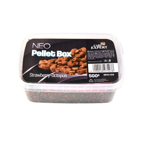 Carp Expert Neo Erdbeer-Oktopus Pellet Box 500gr