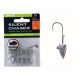 BKK Silent Chaser Microjig - Prisma Darting LRF 6#, 1.4g, 5 Stück/Packung Jigkopf