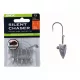 BKK Silent Chaser Microjig - Prisma Darting LRF 4#, 1.8g, 5 Stück/Packung Jigkopf