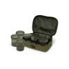 Avid RVS 8-pot Hookbait Pouch Köder-Aufbewahrungstasche 9x24x16,5cm
