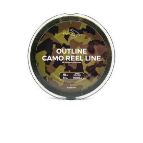   Avid Outline Camo Rollenschnur 18Lb 1000M Monofile Hauptschnur