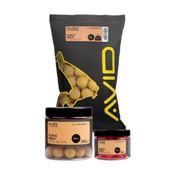 Avid Pflaume-Pfirsich 20mm Futter Boilie 1kg