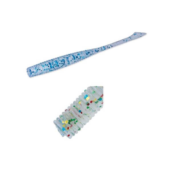 Major Craft Aji-Do Zanby 6,3cm #005 Clear Lame Mashimashi Glow Plastik Köder 8Stk.