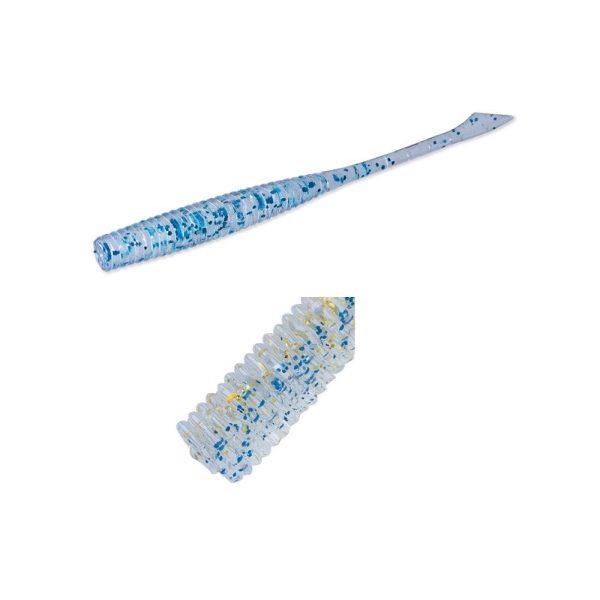 Major Craft Aji-Do Zanby 6,3cm #007 Two Tone Blue Gold Keimura Plastikk&ouml;der 8Stk.