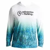 Adventer Fishing Kapuzen-UV-beständiges T-Shirt Bluefin Trevally XL