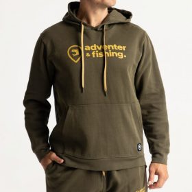 Adventer Baumwoll-Hoodie Khaki M