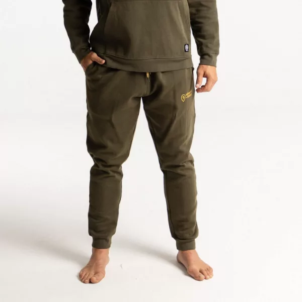 Adventer Baumwoll-Jogginghose Khaki S