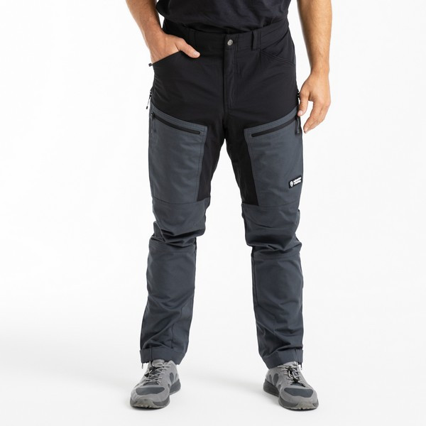 Adventer & Fishing Impregnated Trousers Dark Shadow And Black Hose L