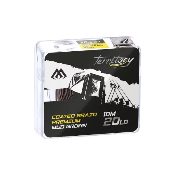 Mikado Premium Coated 10m 20lbs Geflochtene Vorfachschnur