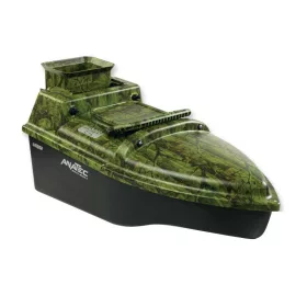   Anatec Mono S Futterboot Oak Eichentarnfarben, Lithium 16Ah Akku, B&uuml;rstenloser Motor, mit DE-SR07 Fernbedienung