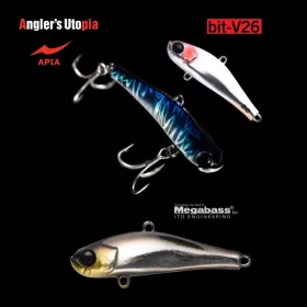 Apia Bit-V26 55mm 26gr 19 Black Silver Wobbler