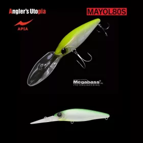 Apia Mayol 80S 80mm 15gr 10 Hummer Night Wobbler