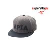 Apia Flat Cap Grau-Schwarz Full Cap