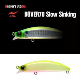   Apia Dover 70 Slow Sinking 70mm 10gr 02 Chart Back Pearl Wobbler