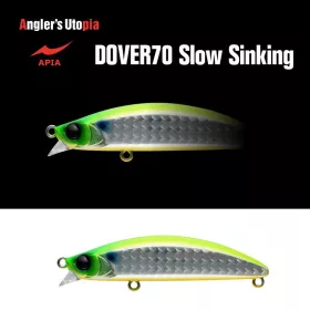   Apia Dover 70 Slow Sinking 70mm 10gr 10 LGH Chart Back Wobbler