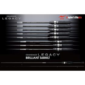   Apia Grandage Legacy Brilliant S68MLT 2,03m 1-10gr 2-teilige Spinnrute