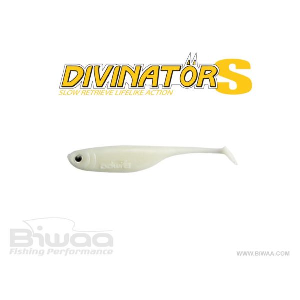 Biwaa Divinator S 10cm 08 Pearl White Gummifisch 5Stk
