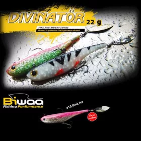   Biwaa Divinator Medium 18cm 35gr 13 Pink Ice Spinnertail 1 Stück