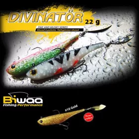Biwaa Divinator Junior 14cm 22gr 10 Gold Spinnertail 1db