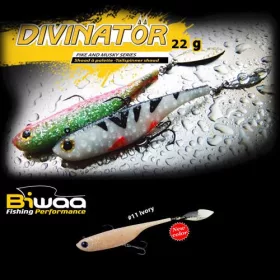 Biwaa Divinator Junior 14cm 22gr 11 Ivory Spinnertail 1db