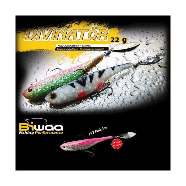 Biwaa Divinator Junior 14cm 22gr 13 Pink Ice Spinnertail 1db
